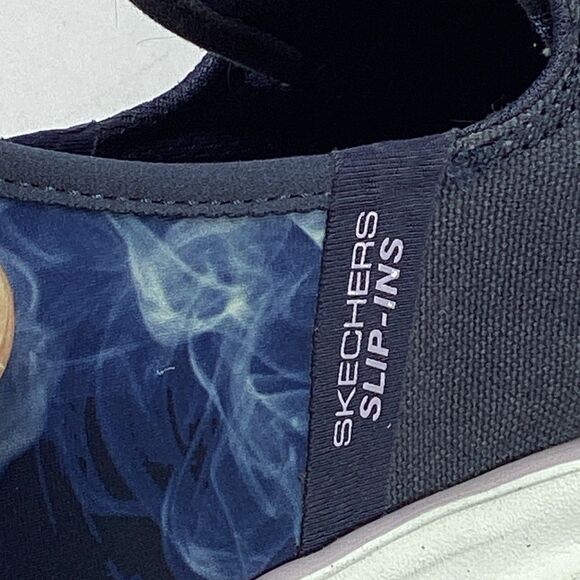 Skechers Snoop Dogg Shoes Womens Size 9.5 Blue Slip On In Hands Free - Picture 8 of 9